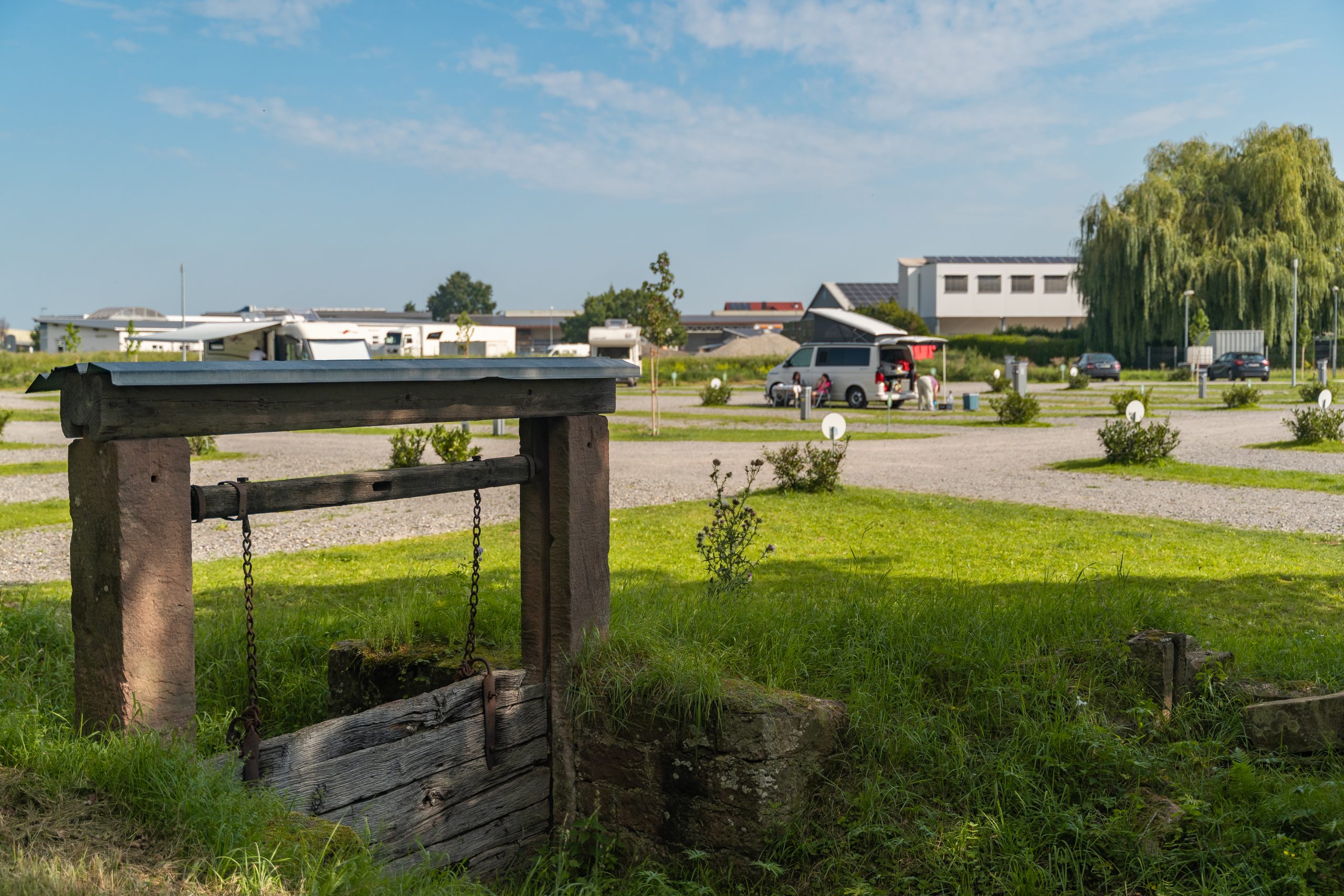Wohnmobilpark für große Wohnmobile und Liner