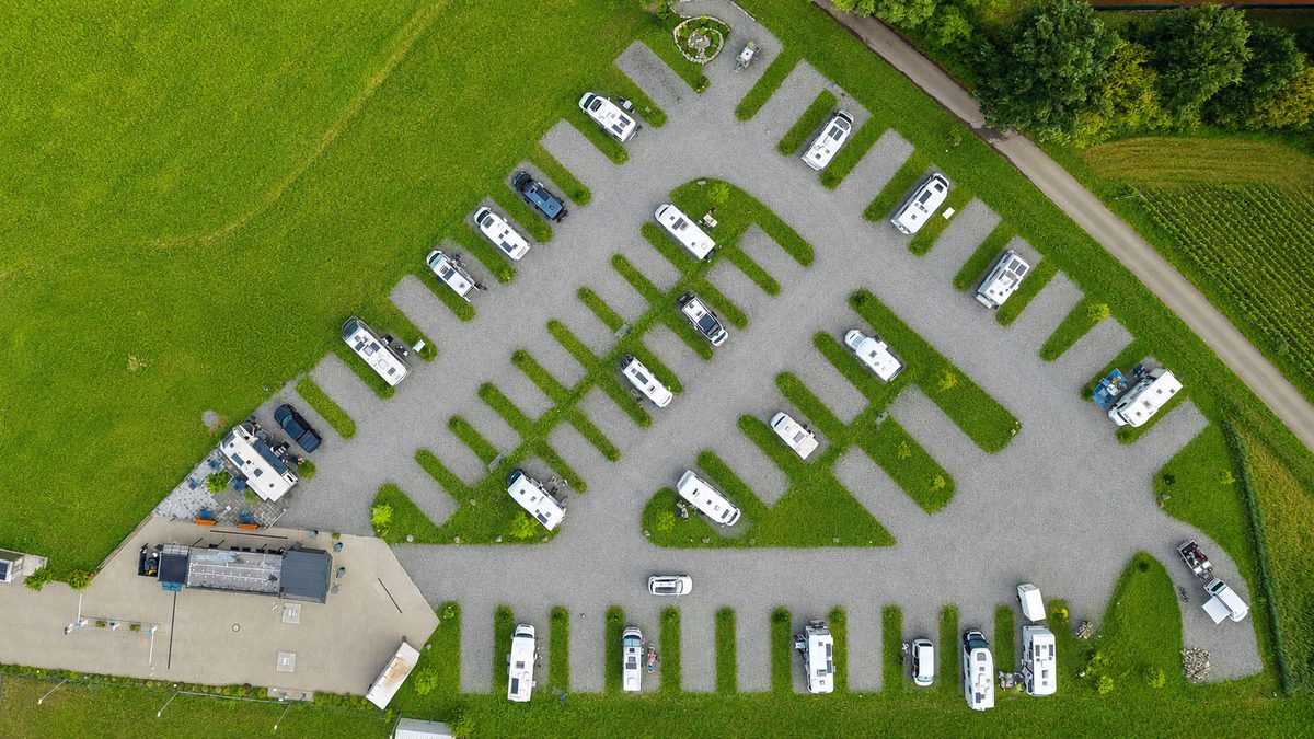 Stellplätze im Wohnmobilpark